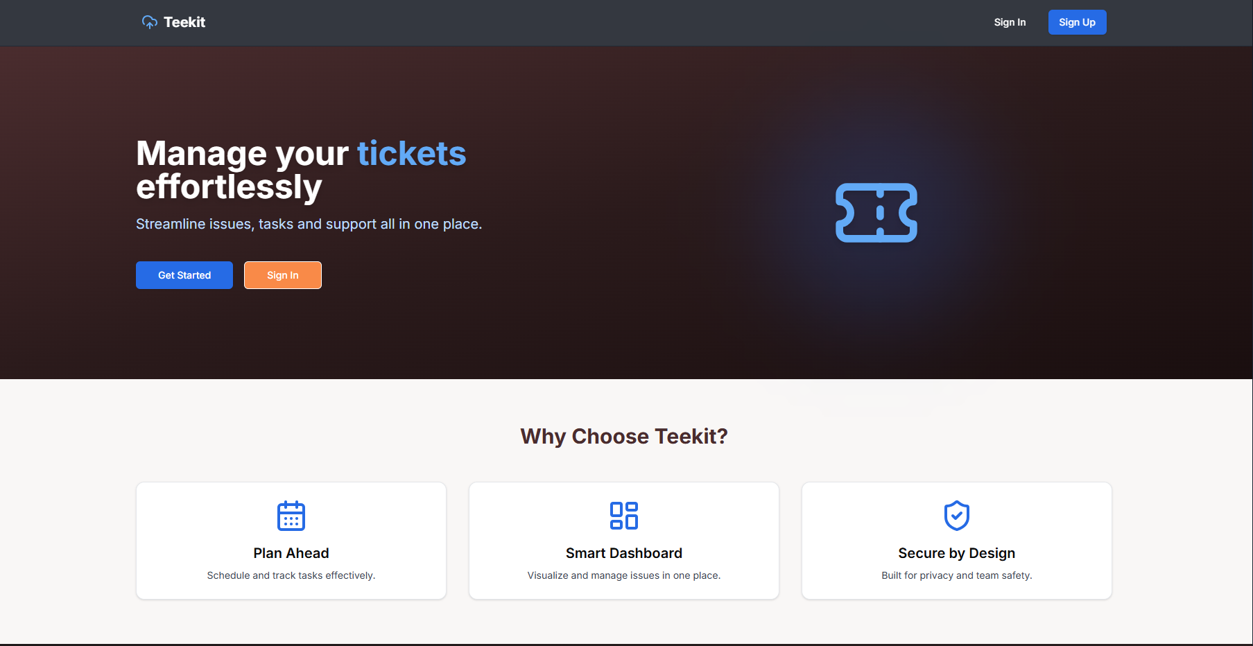 Teekit- Ticketing App
